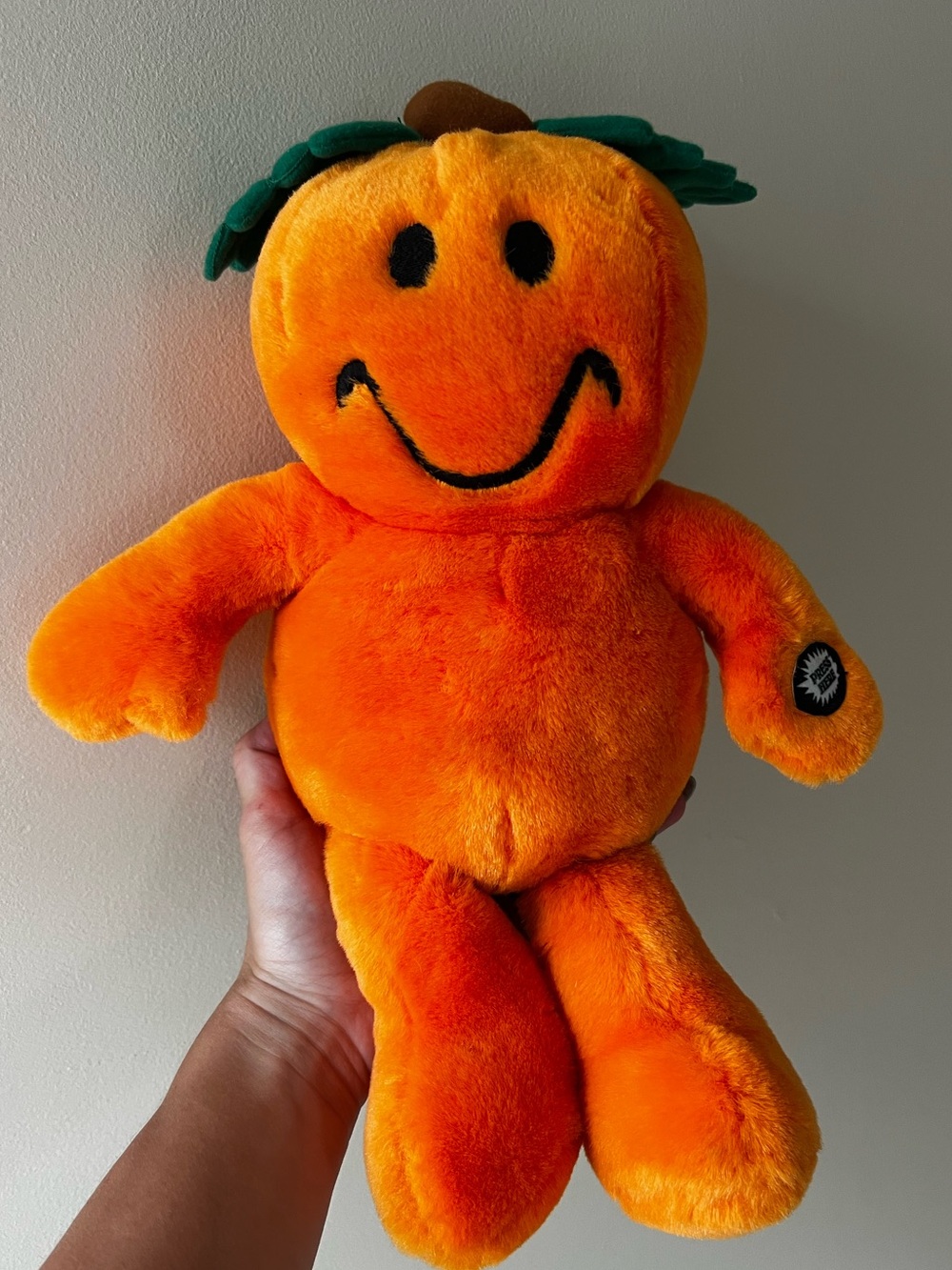 Dan Dee Tickle Tickle Wiggle Wiggle Animated Plush Pumpkin 1990s